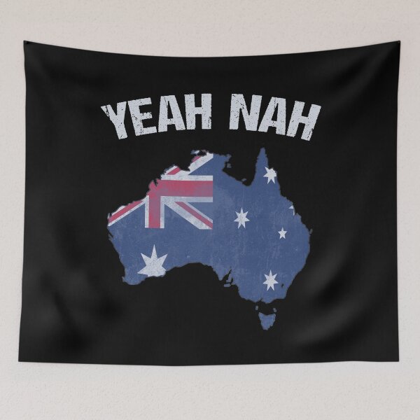 Item preview, Yeah Nah Funny Australia Saying designed and sold by Agema Apparel.