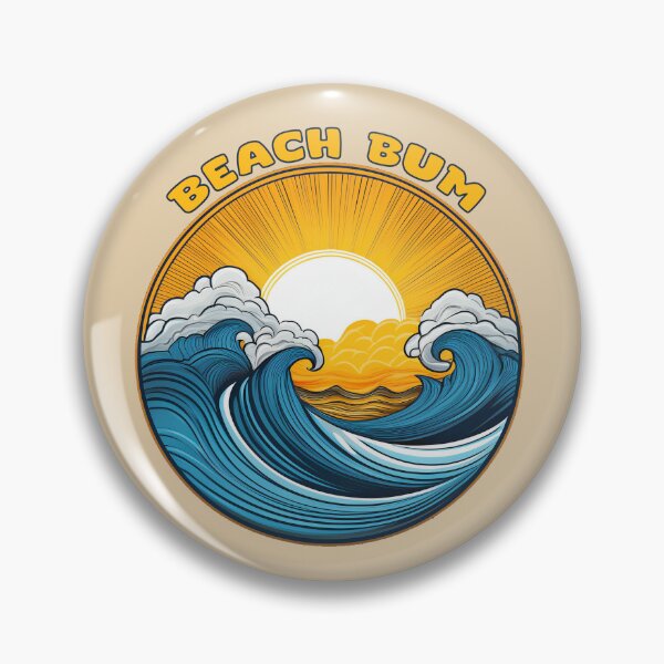 Item preview, BEACH BUM WAVES designed and sold by La Loca.