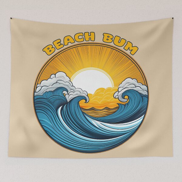 Item preview, BEACH BUM WAVES designed and sold by La Loca.