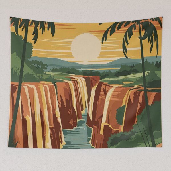 Item preview, Launceston Vintage Travel Poster designed and sold by TravelerRat.