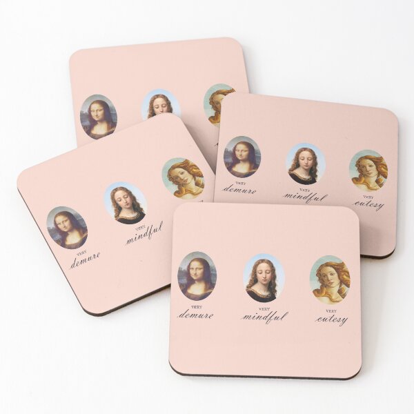 Item preview, Very Demure Mindful Cutesy Renaissance Ladies Sticker Pack designed and sold by tanjica.