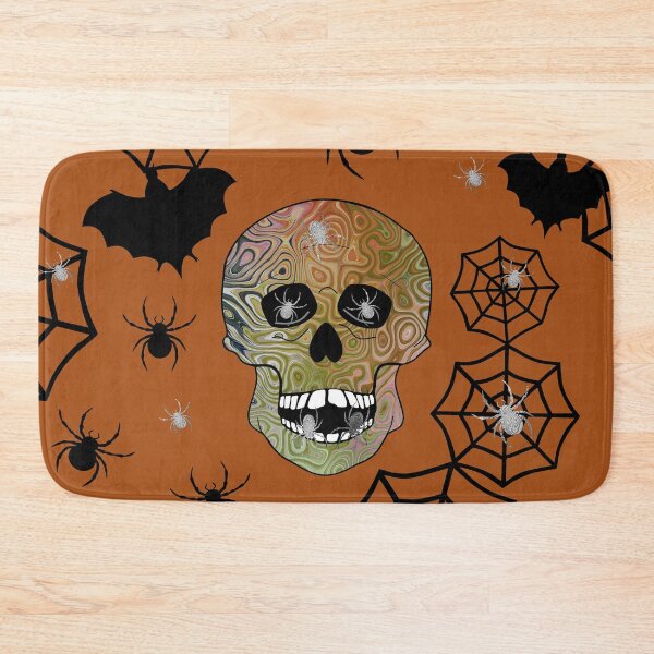 Item preview, Halloween Skull Bats Spiders Webs designed and sold by Sartoris Art.