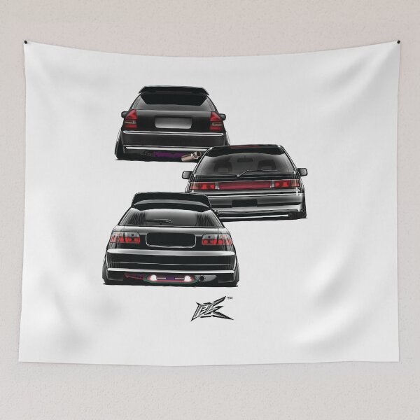 Item preview, civic typer rear black  designed and sold by NaquashM.