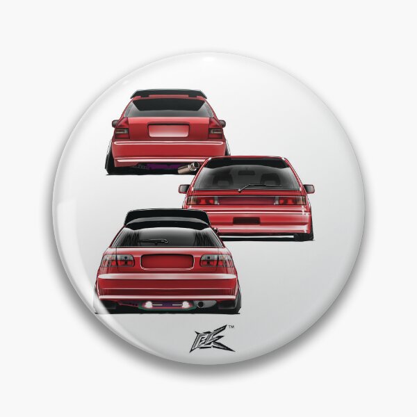 Item preview, civic typer rear red  designed and sold by NaquashM.