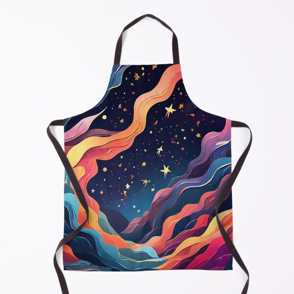 Item preview, Patrón celestial con diseño de estrellas fugaces y auroras brillantes. designed and sold by Tchoice.