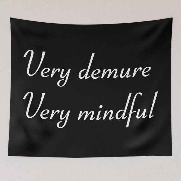 Item preview, demure, very demure, demure sticker, demure sticker, very demure very mindful designed and sold by KLINESTORE.