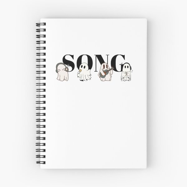 Item preview, Kawaii Ghosts Song Art designed and sold by Simple Design.