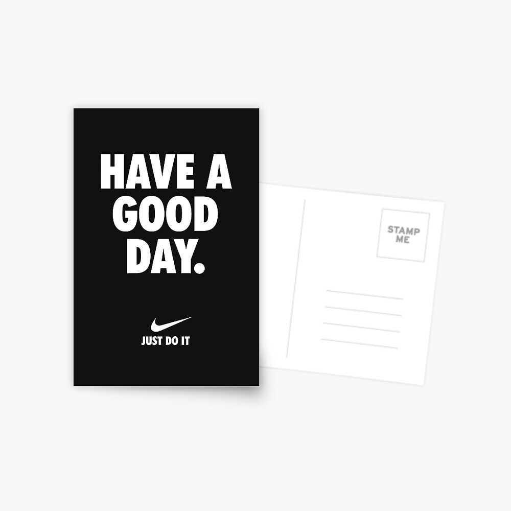 Nike Motivational phrase Black | Pillow