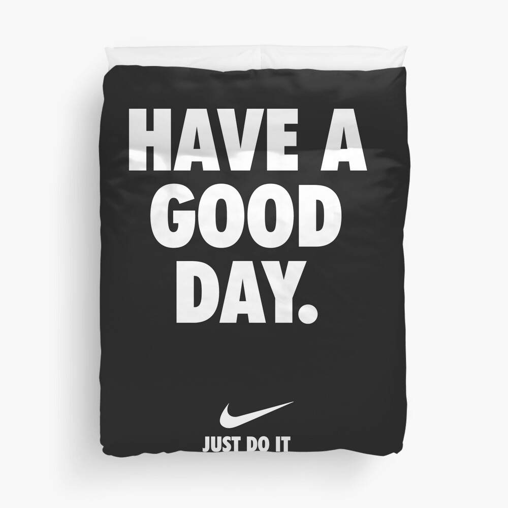 Nike Motivational phrase Black | Pillow
