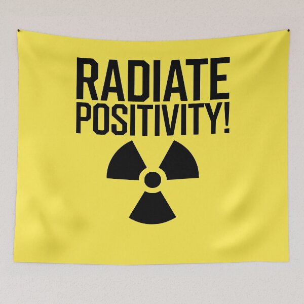 Item preview, Radiate Positivity! Black And Yellow Nuclear designed and sold by PMCreative.