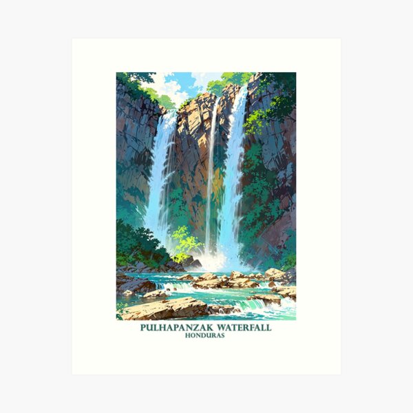 Item preview, Pulhapanzak Waterfall, Honduras designed and sold by Worldscape Wonders.