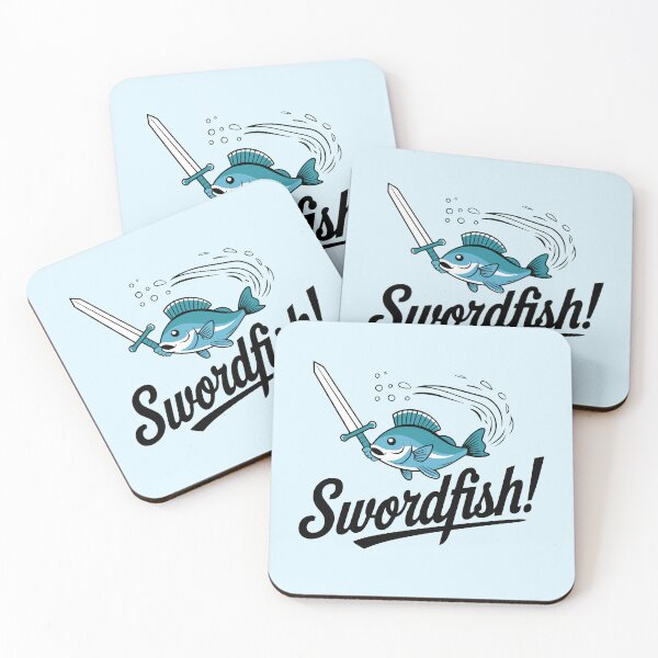 Item preview, Swordfish! Funny Fish Pun designed and sold by PMCreative.