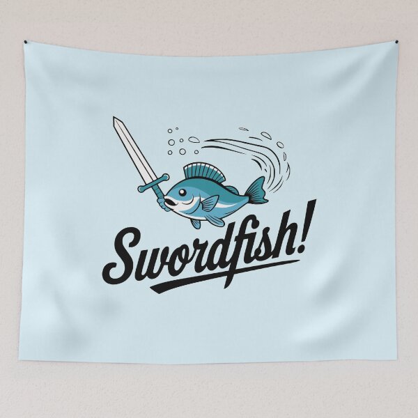 Item preview, Swordfish! Funny Fish Pun designed and sold by PMCreative.