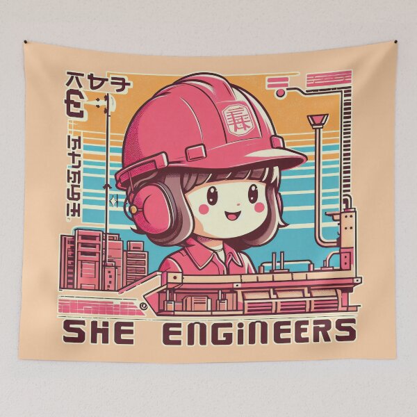 Item preview, She Engineers 3 designed and sold by RafaelLima7.