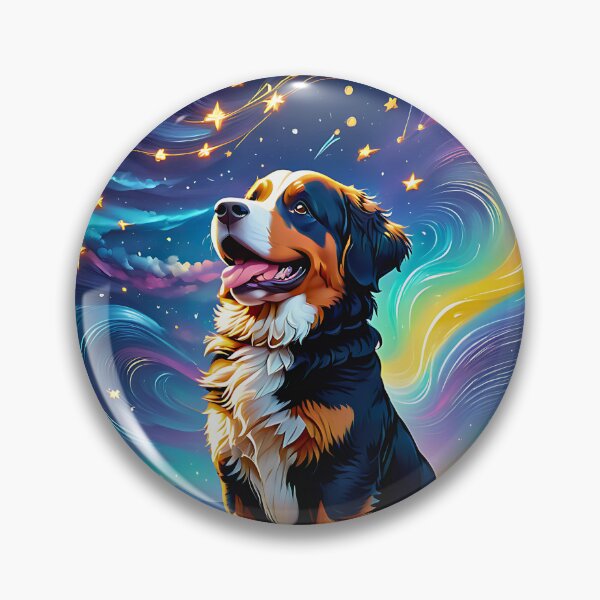 Item preview, Galaxy Bernese Mountain Dog designed and sold by Marcicev-Bojan.