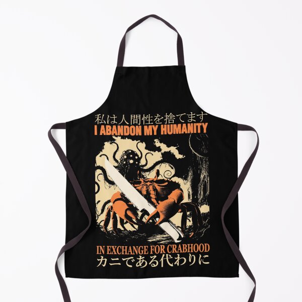 Item preview, I Abandon My Humanity Crab designed and sold by VintageMedatsu.