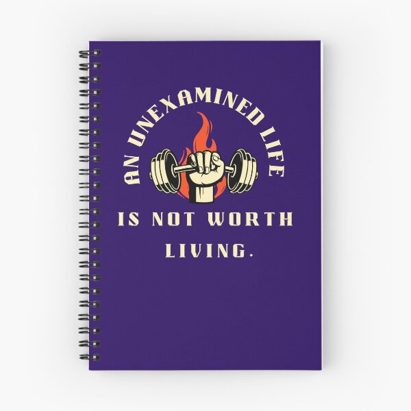 Item preview, An Unexamined Life-Motivational TShirt designed and sold by fashionsicon.