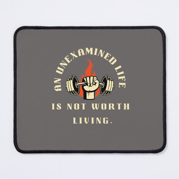 Item preview, An Unexamined Life-Motivational TShirt designed and sold by fashionsicon.