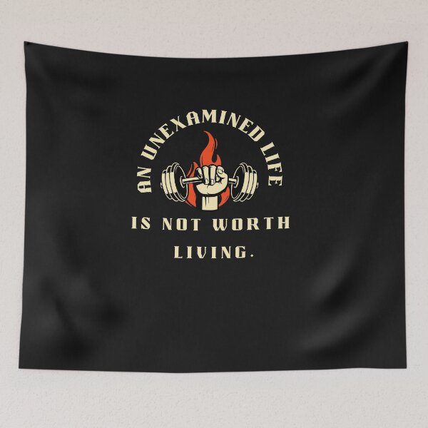 Item preview, An Unexamined Life-Motivational TShirt designed and sold by fashionsicon.