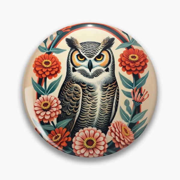 Item preview, Great Horned Owl designed and sold by FrictionMaxxing.