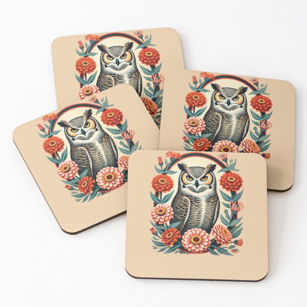 Item preview, Great Horned Owl designed and sold by FrictionMaxxing.