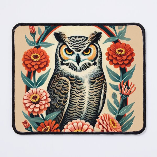 Item preview, Great Horned Owl designed and sold by FrictionMaxxing.