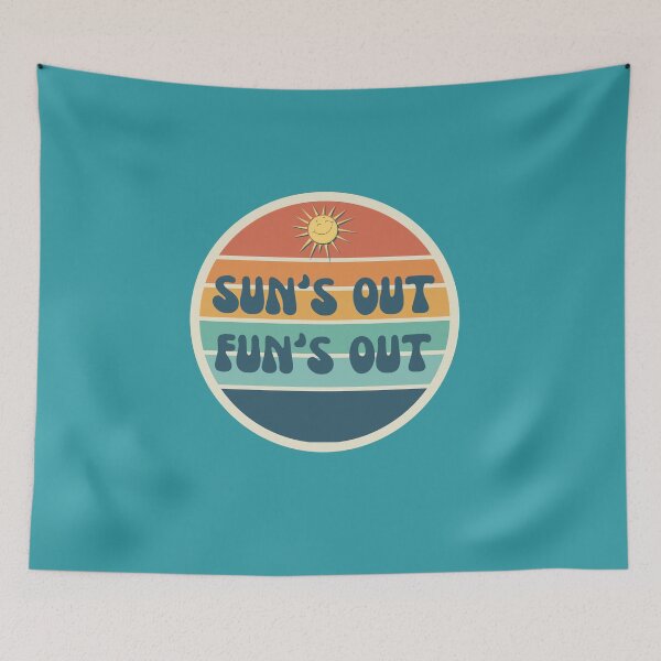 Item preview, sun's out fun's out funny summer quote  designed and sold by BdawitShop.