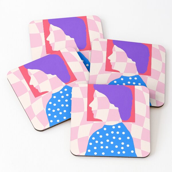 Item preview, Royal pink squares designed and sold by GasconyPassion.