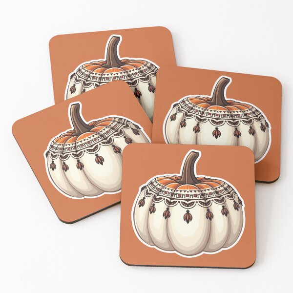 Item preview, Boho White Pumpkin designed and sold by ArtfullyRooted.