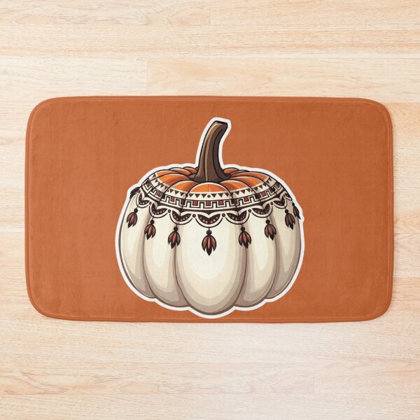Item preview, Boho White Pumpkin designed and sold by ArtfullyRooted.