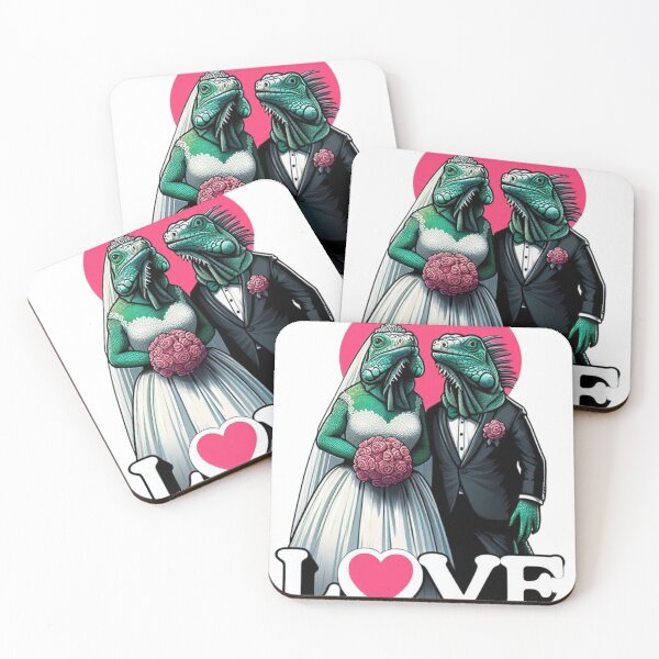 Item preview, Whimsical Iguana Wedding: A Heartfelt Love Story designed and sold by Aqmean.