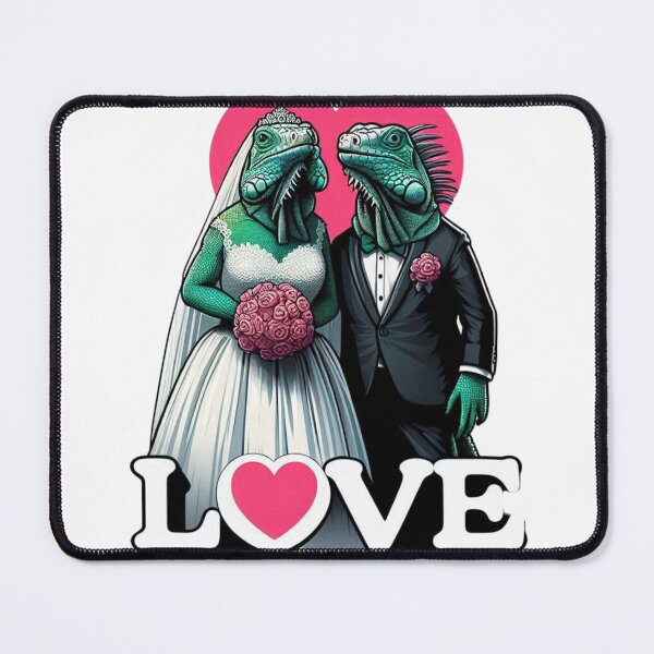 Item preview, Whimsical Iguana Wedding: A Heartfelt Love Story designed and sold by Aqmean.