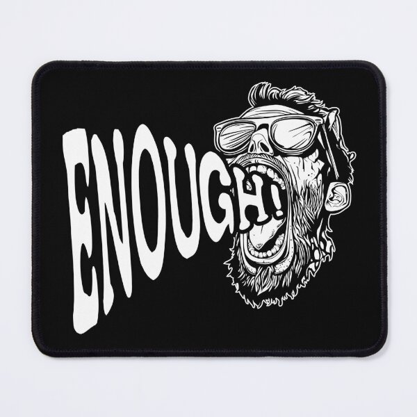 Item preview, The man screams enough next! designed and sold by Reklama Studio.