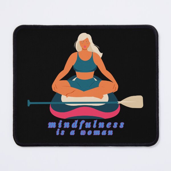 Item preview, Mindfulness Is a Woman Yoga Squad Mr.Lipski designed and sold by Mr-Lipsky.