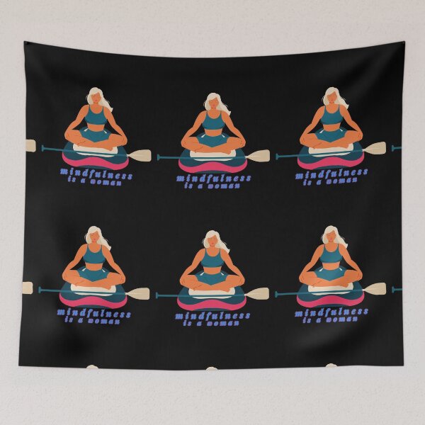 Item preview, Mindfulness Is a Woman Yoga Squad Mr.Lipski designed and sold by Mr-Lipsky.