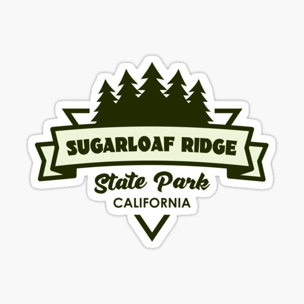 Item preview, Sugarloaf Ridge State Park California Trees And Ribbon designed and sold by bivenart.