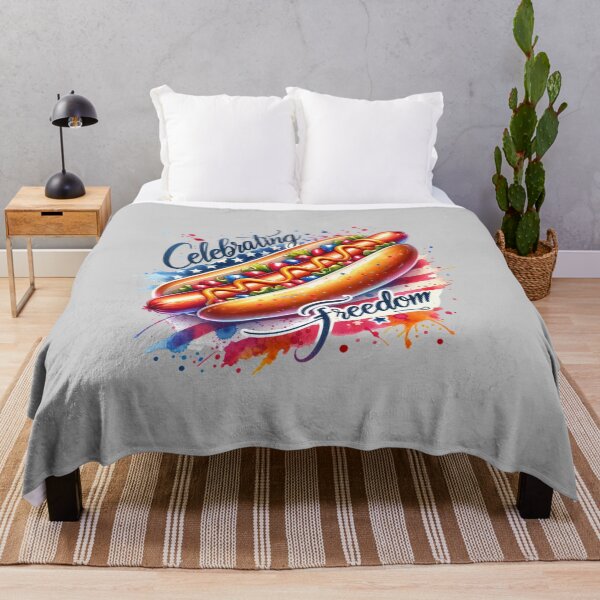 Item preview, Patriotic Hotdog – Celebrating Freedom designed and sold by artedigital99.