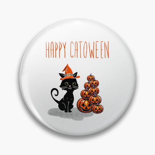 Item preview, Happy Catoween with pumpkins designed and sold by ArndtDesign.