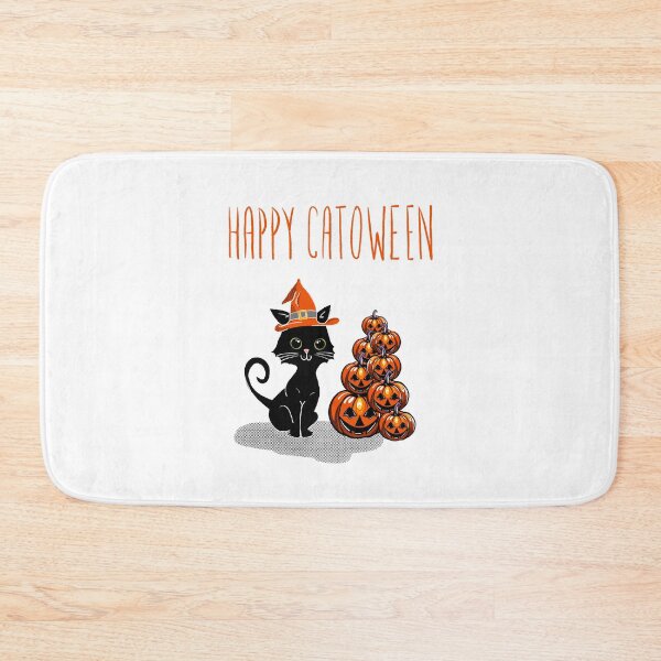 Item preview, Happy Catoween with pumpkins designed and sold by ArndtDesign.