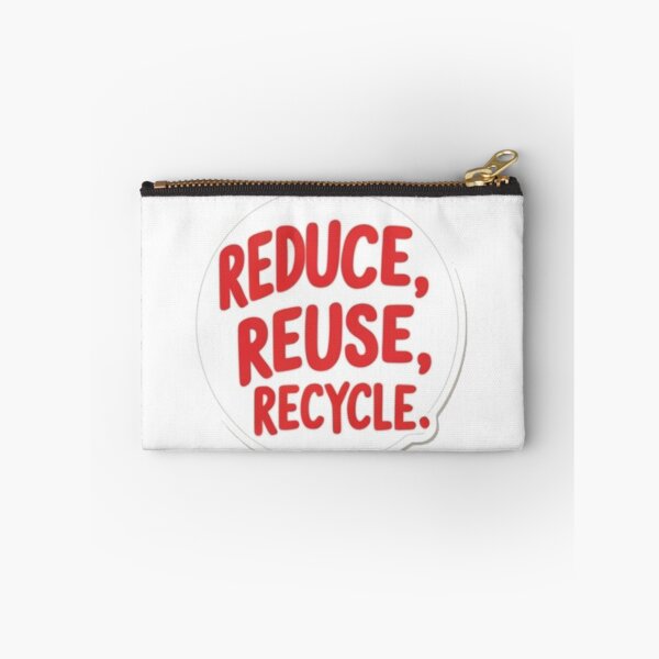 Item preview, Bold Red 'Reduce, Reuse, Recycle' Message designed and sold by Fly-with-my.