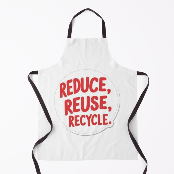 Item preview, Bold Red 'Reduce, Reuse, Recycle' Message designed and sold by Fly-with-my.