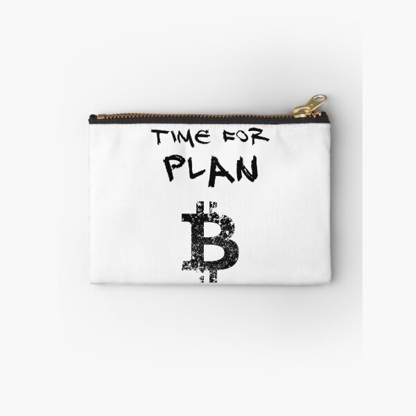 Artikelvorschau, Zeit für Plan B Bitcoin Rough entworfen und verkauft von Crypto Fashion.