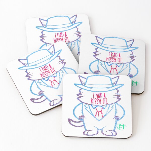 Item preview, I Had A Hissy Fit Gangster Cat Art designed and sold by Kalli Taub Art.