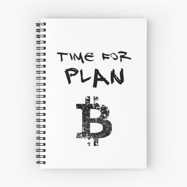 Artikelvorschau, Zeit für Plan B Bitcoin Rough entworfen und verkauft von Crypto Fashion.