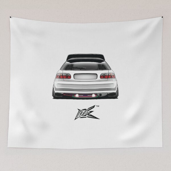 Item preview, civic eg rear white  designed and sold by NaquashM.