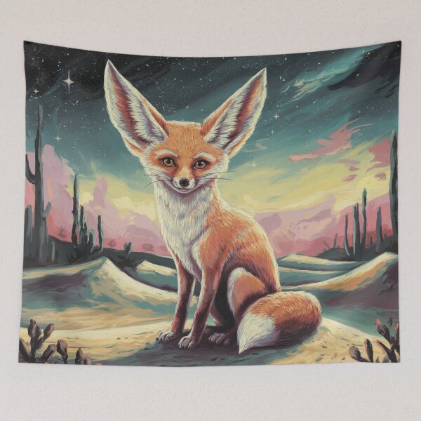 Item preview,  A Cute Fennec Fox Sitting In A Desert.  designed and sold by notevidia.