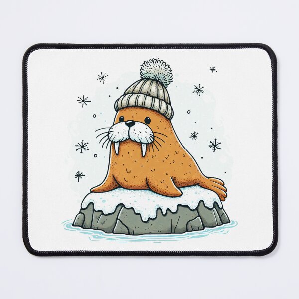 Item preview, Chill Walrus Vibes designed and sold by Delemore Art.
