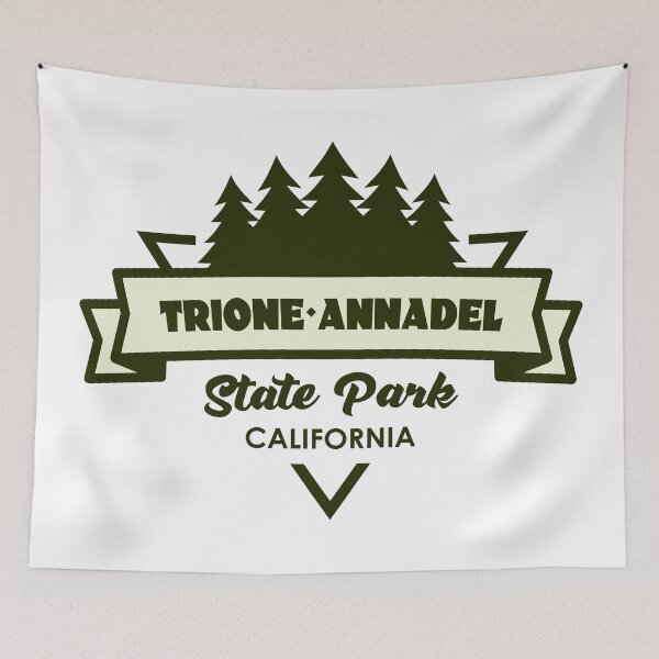 Item preview, Trione-Annadel State Park California Trees And Ribbon designed and sold by bivenart.