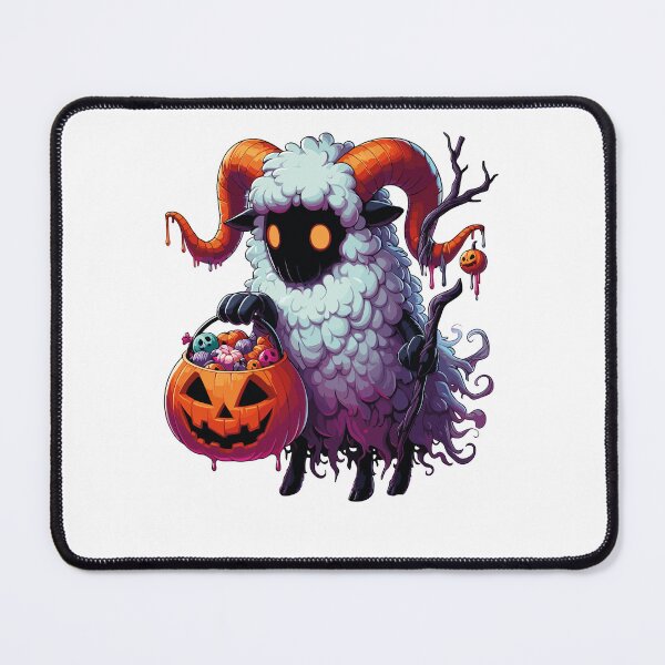 Item preview, Sheep Scary Halloween Ghost Spooky Pumpkin Candy designed and sold by Artistoos.