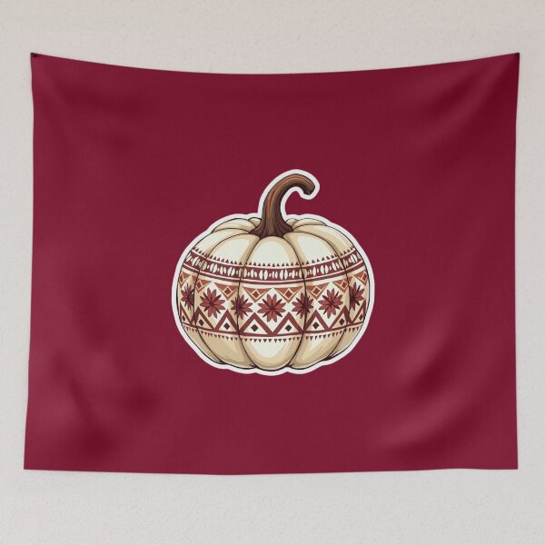 Item preview, Boho White Pumpkin designed and sold by ArtfullyRooted.
